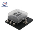 New product waterproof 6 Way 12 Way Circuit with LED Indicator Cover for Car Marine Car Fuse Blocks Holder 32V DC Fuse Box